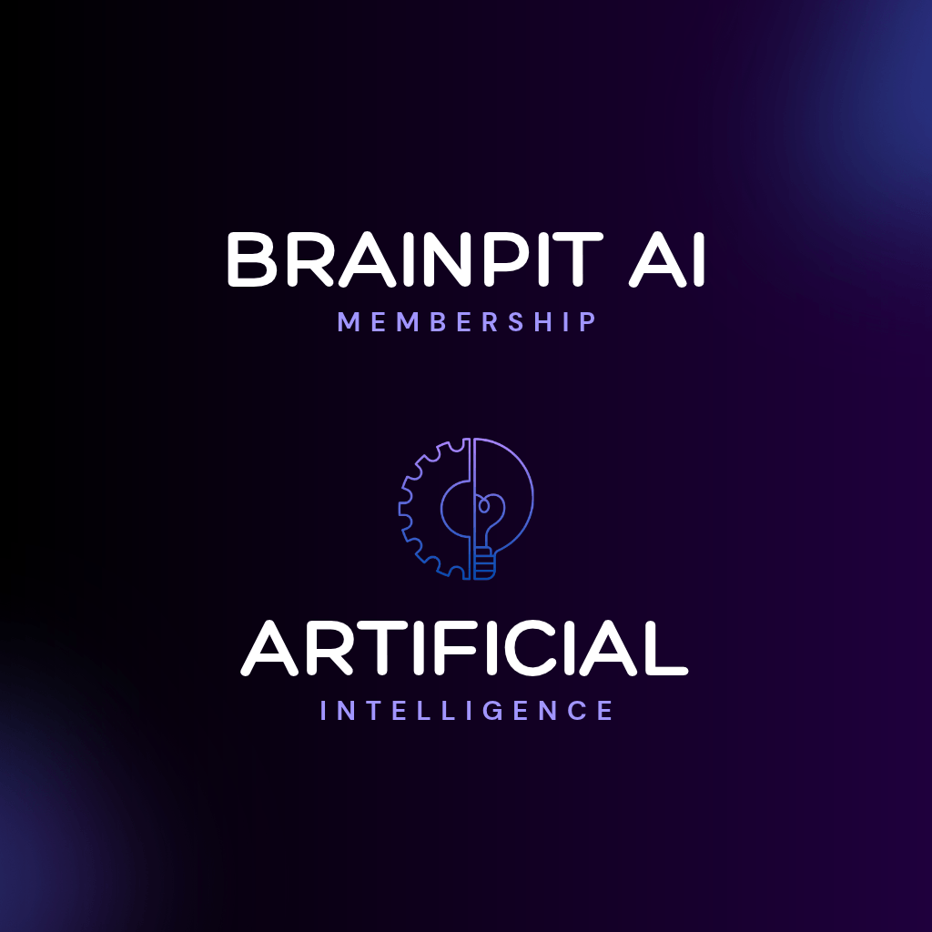 BrainPit membership giving access to easy-to-use AI tools